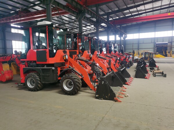 Multi-Functional Mini Loader Busy at Both Ends