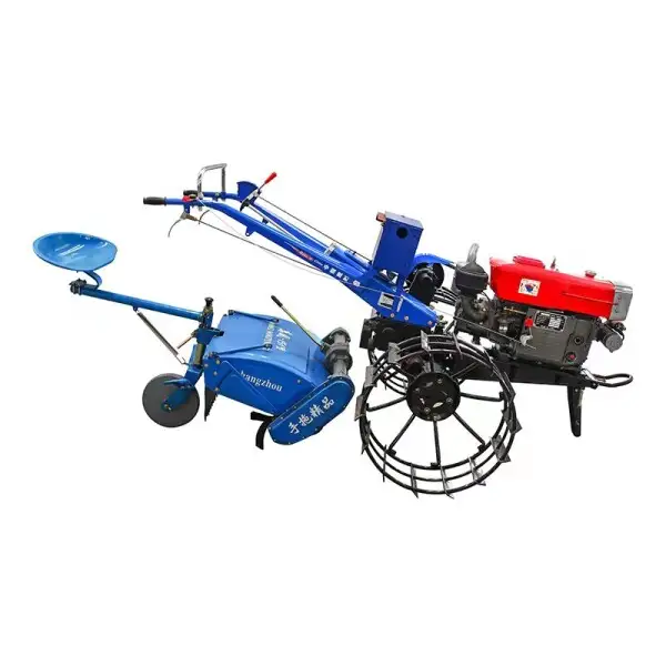 Walk Behind Tractor for Snow Removal with Plow Attachment